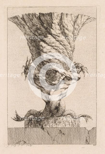 Suite of Vases: Plate 30, 1746. Creator: Jacques François Saly (French, 1717-1776).