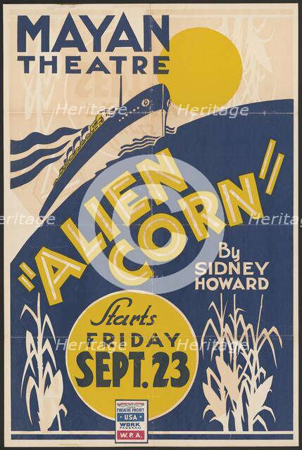 Alien Corn, [Los Angeles]. [193-].  Creator: Unknown.