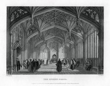 The Divinity School, Oxford, 1837.Artist: John Le Keux