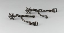 Pair of Spurs, Western Europe, early 17th century. Creator: Unknown.