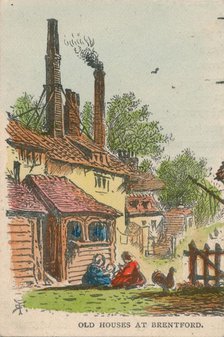 'Old Houses at Brentford', 19th century?                 Creator: Unknown.