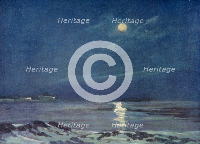 'Full Moon in the Winter', c1908, (1909). Artist: George Marston.