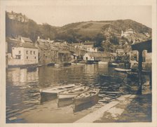 'The Inner Harbour - Polperro', 1927. Artist: Unknown.