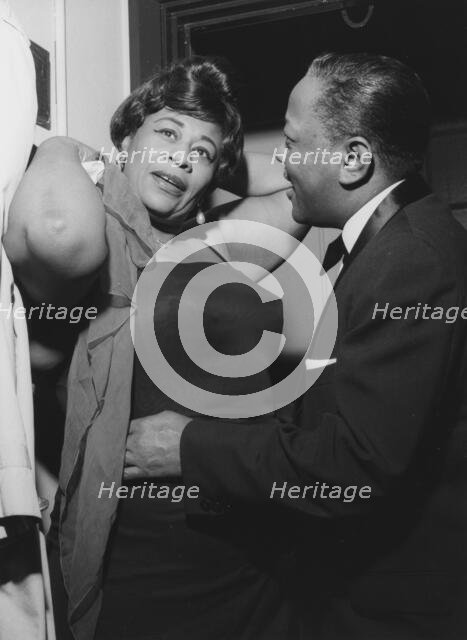 Ella Fitzgerald and Roy Eldridge  Hammersmith Odeon, London 1962. Creator: Brian Foskett.