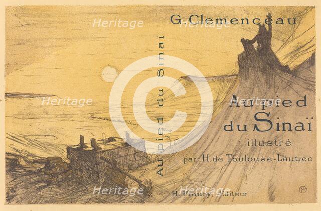 Cover for "Au pied du Sinaï", 1898. Creator: Henri de Toulouse-Lautrec.