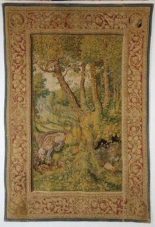 Dragon eating eggs (Tapestry), Mid of 17th cen.. Artist: Anonymous  