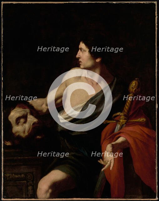 David with the Head of Goliath, about 1630s. Creator: Pietro Novelli.