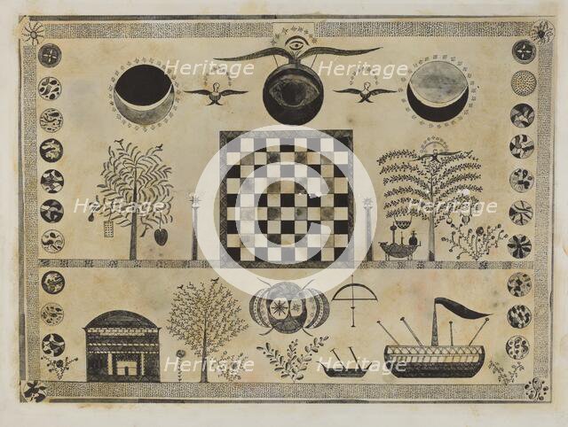 Shaker Visionary Image, 1935/1942. Creator: Unknown.