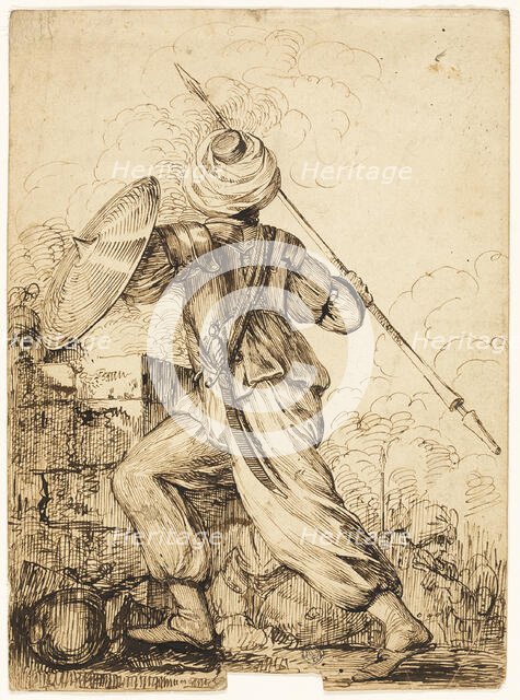 A Turkish Soldier, n.d. Creator: James Durno.