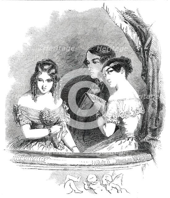 Paris Fashions for February, 1850. Creator: Unknown.