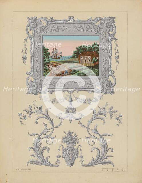 Wall Paper, c. 1937. Creator: Nicholas Acampora.