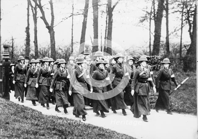 British women in Army Camp, between c1910 and c1915. Creator: Bain News Service.