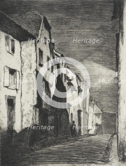 Street at Saverne, 1858. Creator: James Abbott McNeill Whistler.