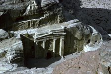 Roman Soldier Tomb in Petra, 1st century. Artist: Unknown