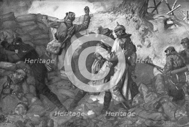 ''La conquete du massif de Lorette; un corps a corps dans un fortin', 1915. Creator: Unknown.