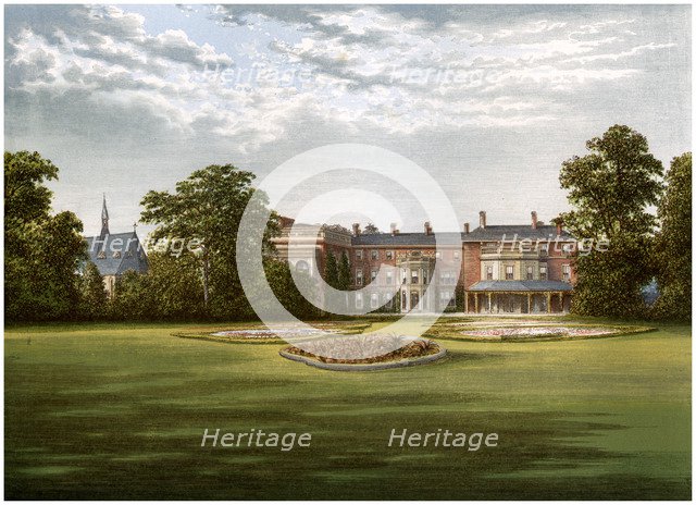 Rhydd Court, Worcestershire, home of Baronet Lechmere, c1880. Artist: Unknown