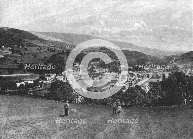 Llangollen and Crow Castle, c1900. Artist: Lettsome & Sons.