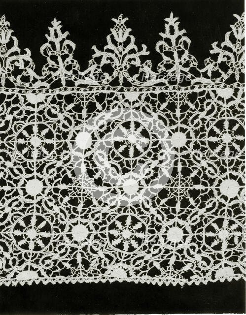 Border (From a Table Cover), Italy, c. 1600. Creator: Unknown.