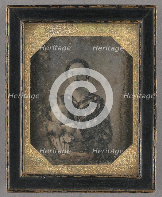 Portrait of a Woman and Child / Grammie and Hester, about 1850. Creator: Unknown.