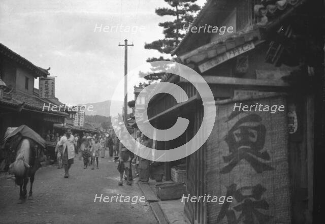 Travel views of Japan and Korea, 1908. Creator: Arnold Genthe.