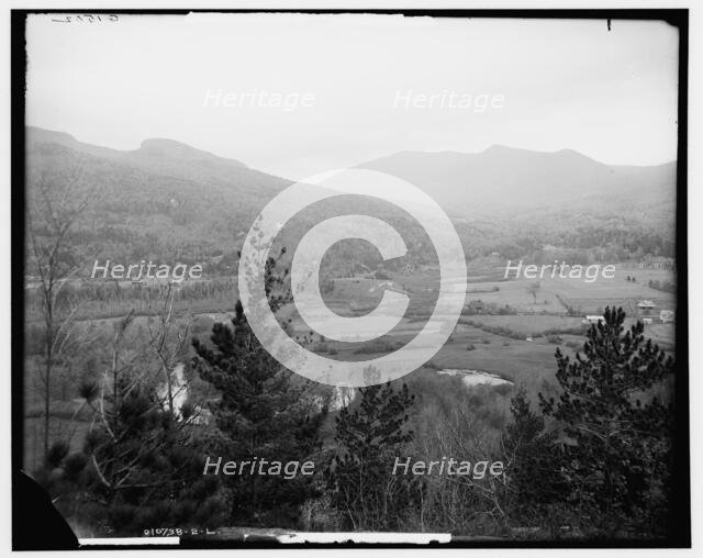 Keene Valley from the east, Adirondack Mountains, N.Y., c1903. Creator: Unknown.