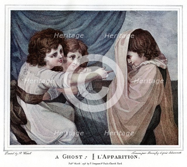 'A Ghost', 1905.Artist: Henri-Arthur Bonnefoy