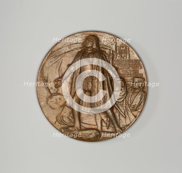World's Columbian Exposition Commemorative Medal, 1892/93. Creator: Augustus Saint-Gaudens.