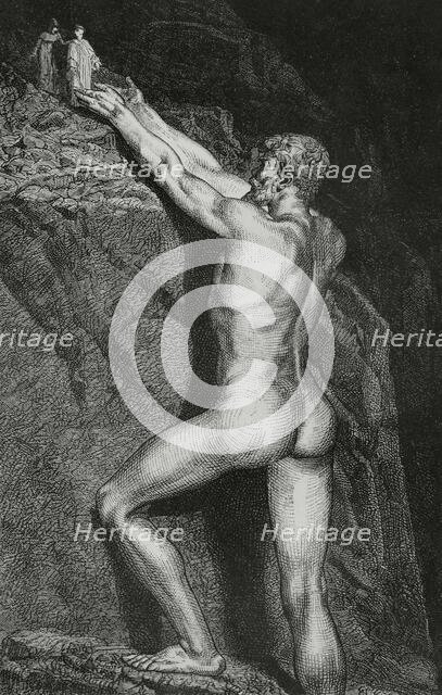 The Divine Comedy, (1307-1321): Inferno (Hell), 1888. Creator: Jean Edouard Dargent.