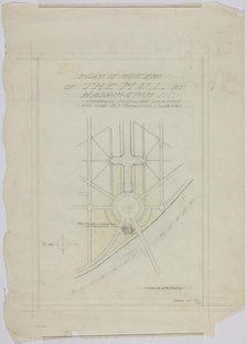 Potomac Round Point, Washington D.C., Sketches, 1909. Creator: Daniel Burnham.