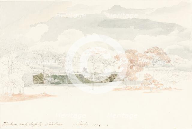 Henham Park, Suffolk, 1801/1803. Creator: Cornelius Varley.