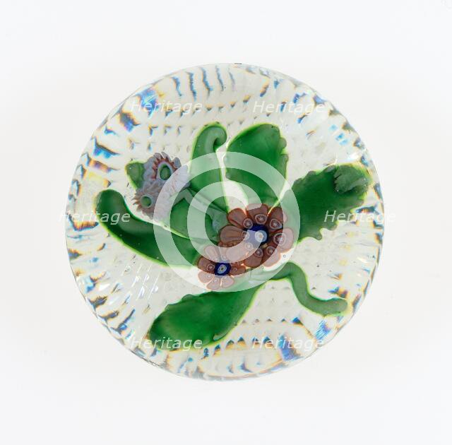 Paperweight, France, c. 1845-60. Creator: Saint-Louis Glassworks.