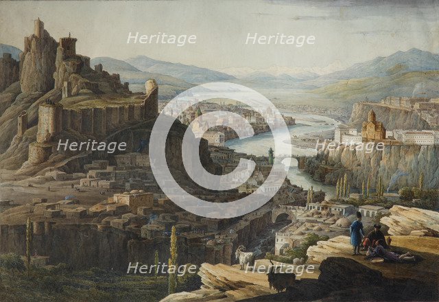 View of Tiflis, End 1830s. Artist: Chernetsov, Nikanor Grigoryevich (1805-1879)
