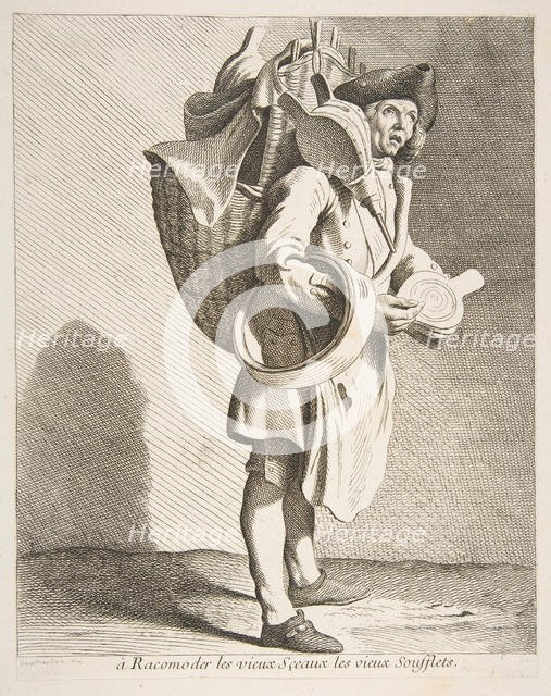 Repairer of Seals and Bellows, 1738. Creator: Caylus, Anne-Claude-Philippe de.