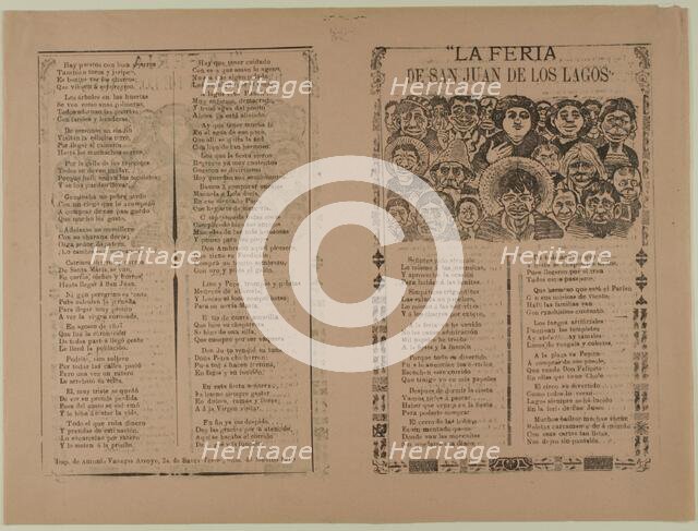 The San Juan de los Lagos Fair, n.d. Creator: José Guadalupe Posada.