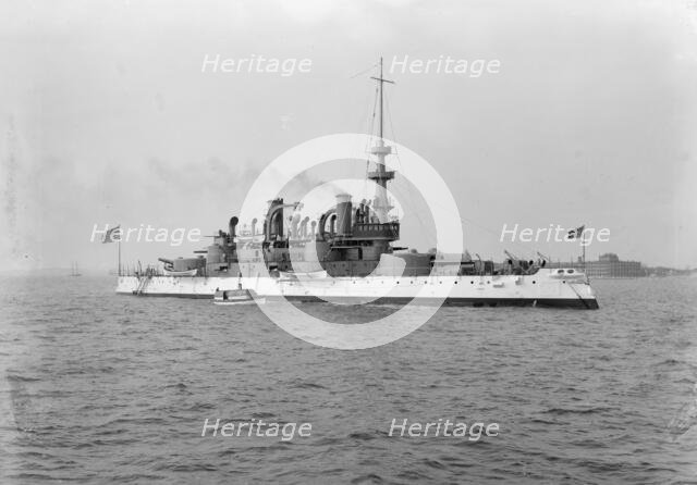 U.S.S. Indiana, between 1895 and 1901. Creator: Unknown.
