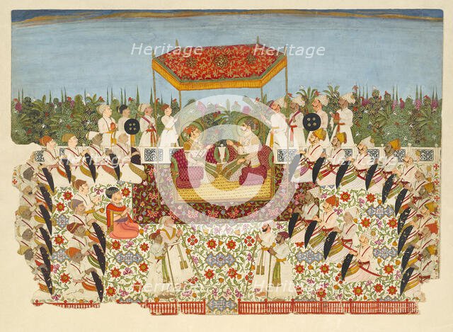Darbar Mirza Maharai Lakhpatiji, 1750. Creator: Unknown.