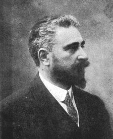 'L'Heure de la Roumanie; M Jean Bratiano. President du Conseil des ministres de Roumanie', 1916. Creator: Julietta.
