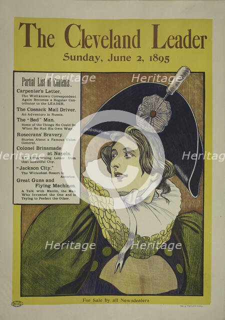 The Cleveland leader. Sunday, June 2, 1895, c1893 - 1897. Creator: Unknown.