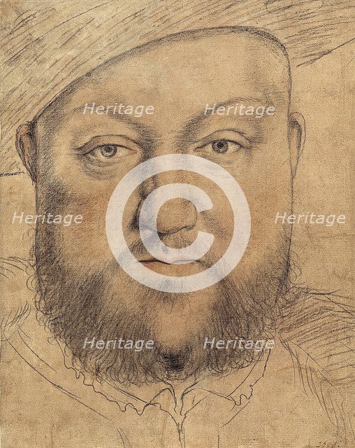 Portrait of King Henry VIII of England, c.1540. Artist: Holbein, Hans, the Younger (1497-1543)