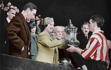 'The Queen Presents The Cup', 1937. Creator: Unknown.