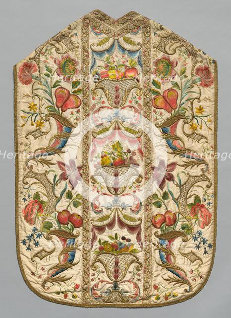Chasuble, 1700s. Creator: Unknown.