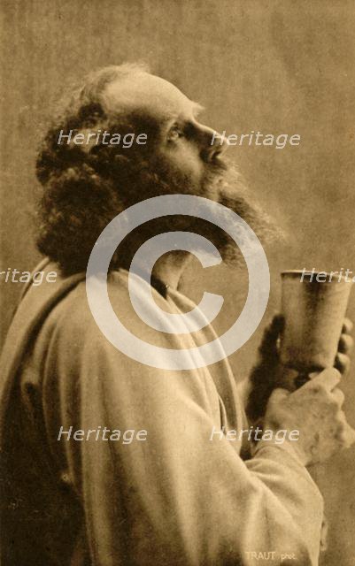 Jesus at the Last Supper, 1922.  Creator: Unknown.