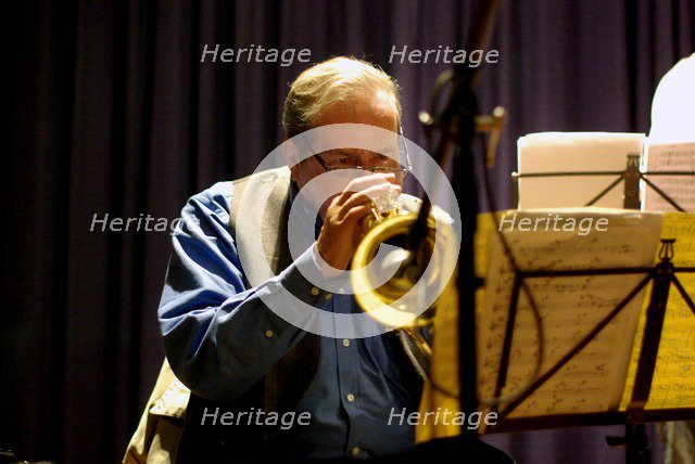 Kenny Wheeler, Watermill Jazz, Dorking, Surrey, 2009. Artist: Brian O'Connor