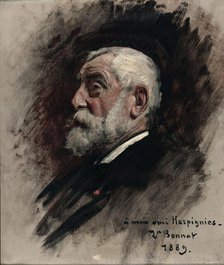 Portrait of Henri Harpignies, 1889. Creator: Leon Joseph Florentin Bonnat.