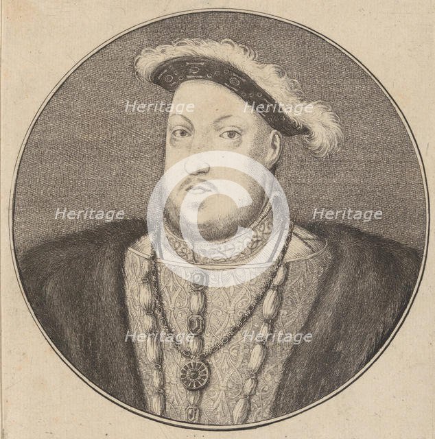 Henricus VIII Angliae Rex etc., 1647., 1647. Creator: Wenceslaus Hollar.