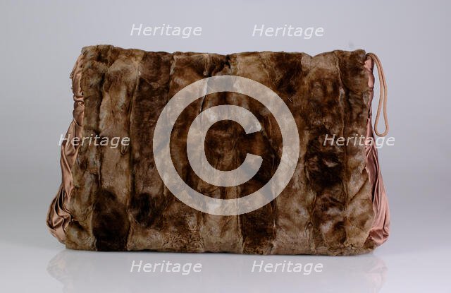 Muff, American, ca. 1885. Creator: Unknown.