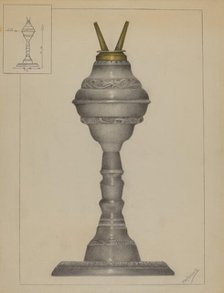 Lamp, c. 1936. Creator: Mario De Ferrante.