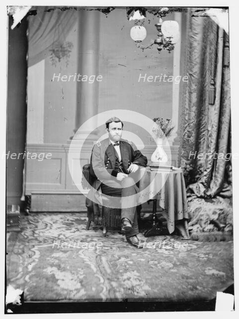 Ulysses S. Grant, between 1860 and 1875. Creator: Unknown.