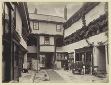 Gloucester, Courtyard of New Inn, 1860/94. Creator: Francis Bedford.