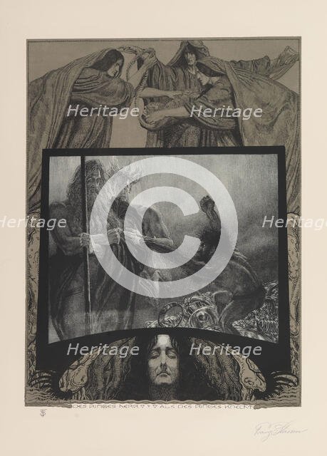 Der Ring des Nibelungen, 1914. Creator: Stassen, Franz (1869-1949).